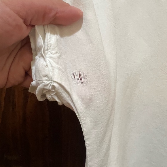 Cloth & Stone by Anthropology High Low White Shirt Dress - Picture 7 of 7